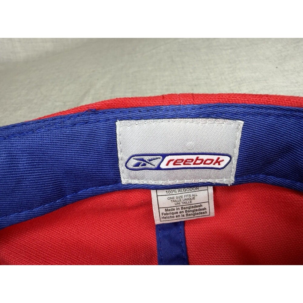 Vintage Reebok New York Giants Men’s Hat Strapback Red NFL Pro Line - Picture 6 of 8